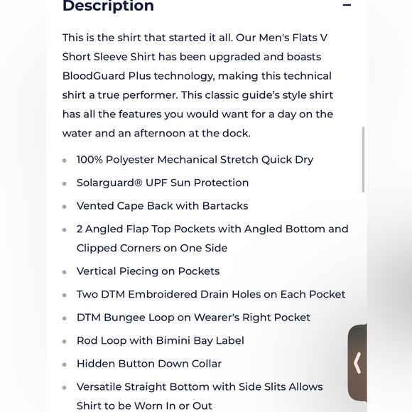 Bimini Bay outfitters fishing shirt men’s XL‎ outdoor, fishing, summer - Picture 5 of 7